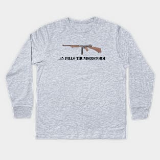 Tommy gun Kids Long Sleeve T-Shirt